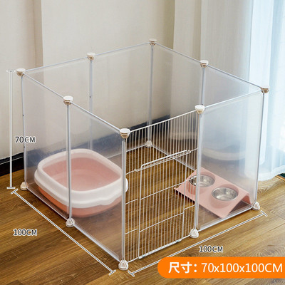 狗狗围栏宠物室内带厕所狗猫兔笼子隔离门小型犬自由组合护栏栅栏