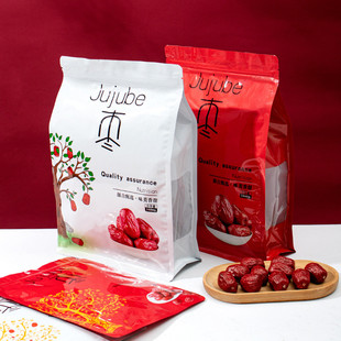 1000g红枣灰枣包装 袋新疆阿克苏红枣自封袋延安狗头枣塑料袋