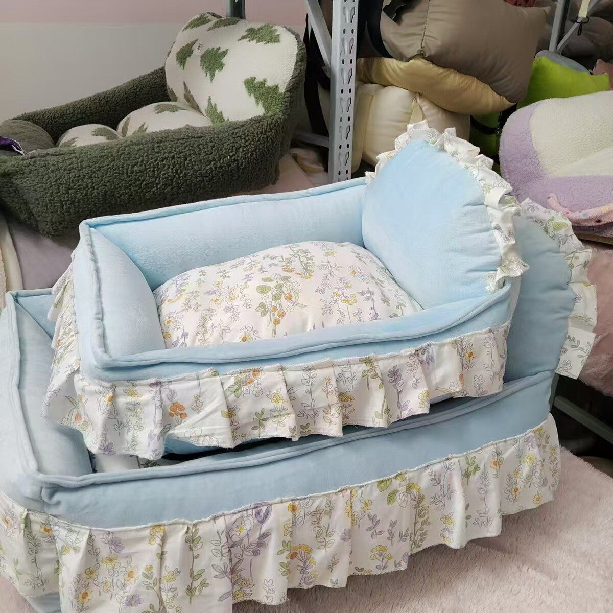 厂家尔济公主床棉质狗猫窝可拆洗比熊宠物床马四季通用斯约克夏,宠物/宠物食品及用品,狗窝/屋/帐篷/沙发,淘宝优惠券,粉丝福利购,淘宝优惠卷