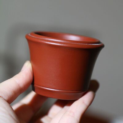 紫砂花盆微型朱掌上盆迷你特小手工盆孙伟制特小泥盆景盆微盆豆盆