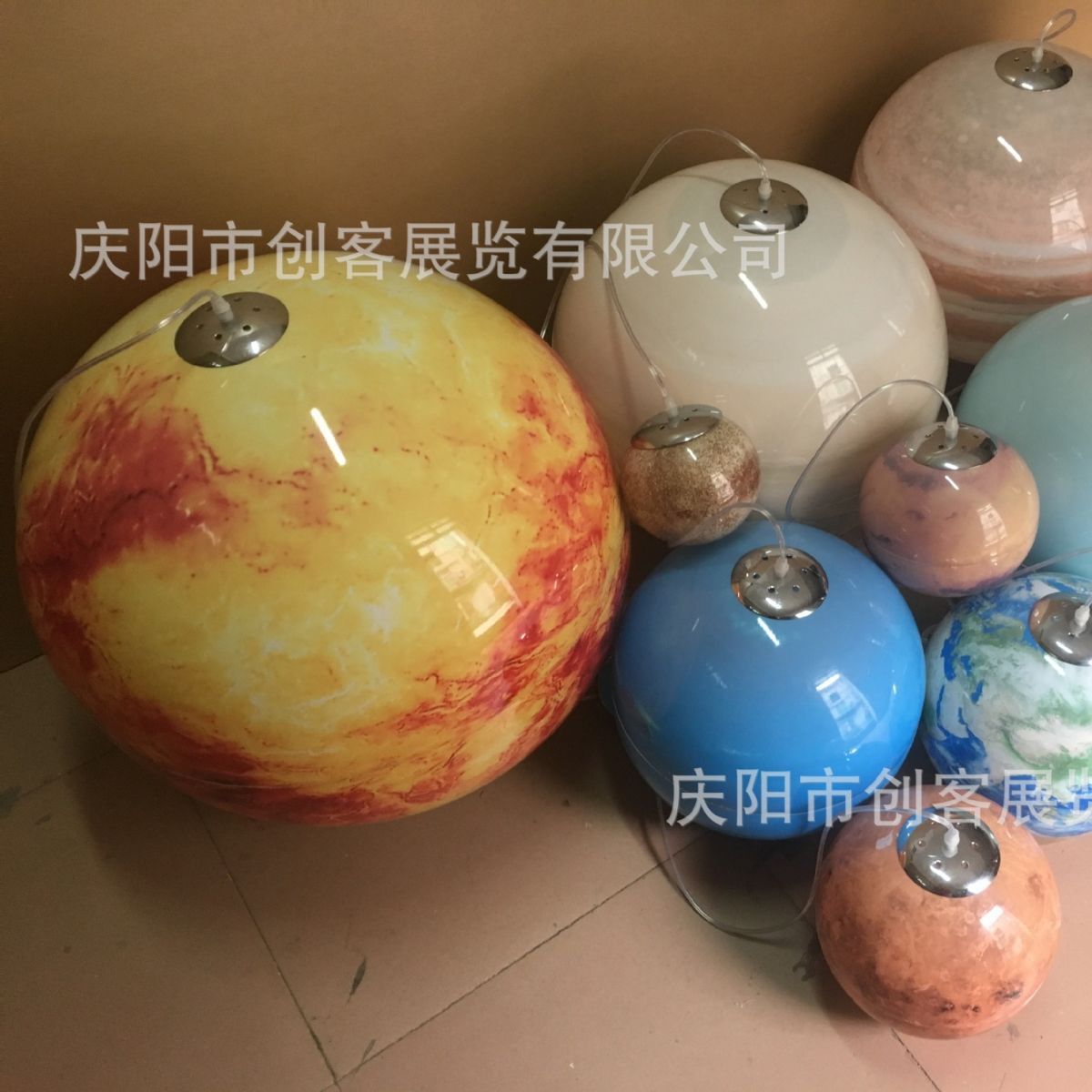 罩星球模型亚克力地球仪八大行星亚克力金星装饰金木水火土