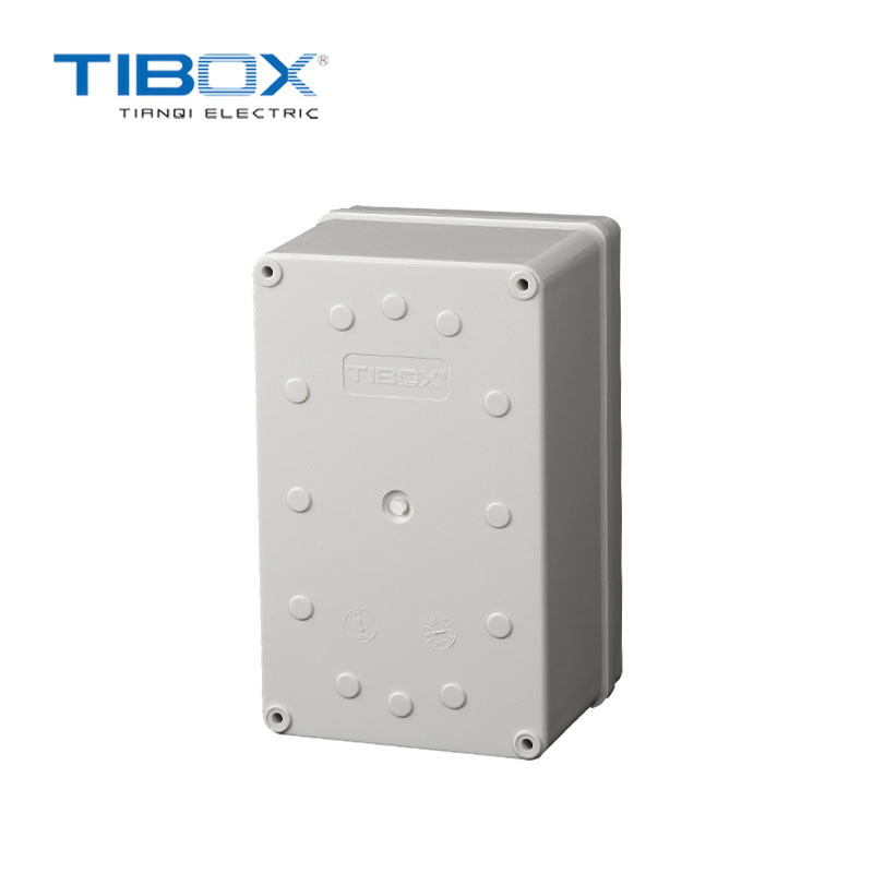 tiboa户外防水小型螺栓型接线盒开关密封盒abs电源盒防水盒