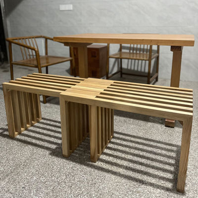 实木长凳可伸缩抽拉长条凳原木门口换鞋凳阳台休闲长凳家用加宽