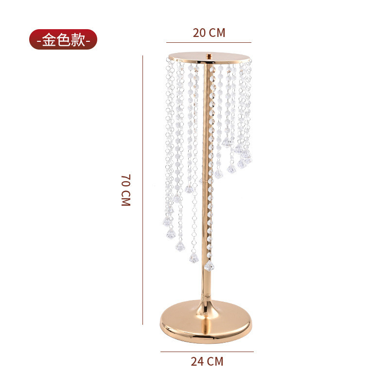 s型水晶珠帘路引婚庆场地布置道具批发水晶烛台花架装饰摆件婚礼