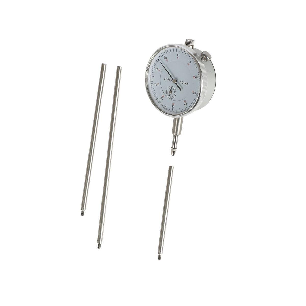 6件套1英寸延长6英寸百分表加长杆千分表加长杆到接头通用加长杆