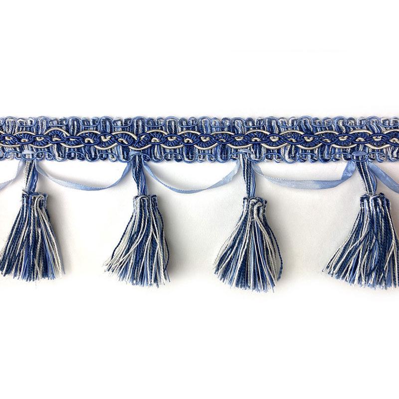 定制土耳其配件亚克力珠边流苏批发纺织皮革窗饰装饰辅料花边窗帘