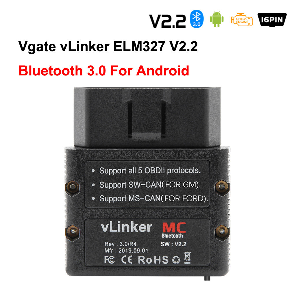 热销vgatevlinkermcbluetooth3.0elm327v2.2安卓汽车诊断仪器