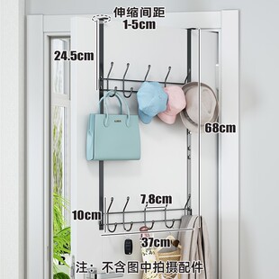 门后超薄置物架挂钩挂架挂衣架包包卧室挂篮利用夹缝改造空间