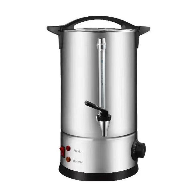 不锈钢304开水桶电热桶电热茶桶蒸汽商用保温桶咖啡大容量烧水桶