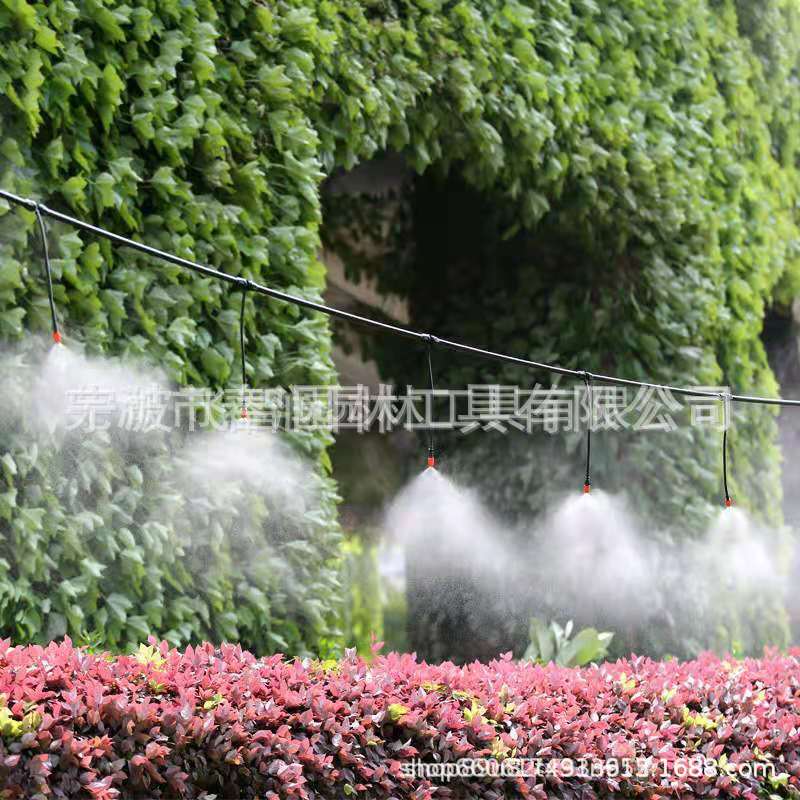 新款50米diy自动浇花器滴灌雾化套装阳台花盆浇水智能水器滴除尘