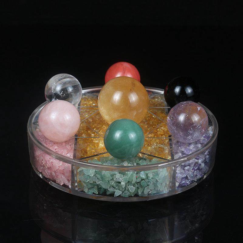 批发新款七彩摆件阵紫水晶粉晶黄水晶白水晶球家居招七星,家居饰品,装饰摆件,淘宝优惠券,粉丝福利购,淘宝优惠卷