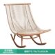 摇椅躺椅客厅阳台休闲午睡椅新中式 懒人逍遥椅网红轻奢户外摇摇椅