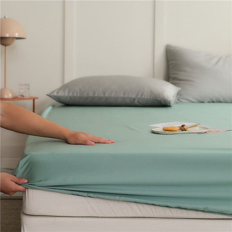 60支莱赛尔天丝床笠罩单件夏季轻奢凉品冰丝床罩床垫罩保护套单感,床上用品,床裙,淘宝优惠券,粉丝福利购,淘宝优惠卷