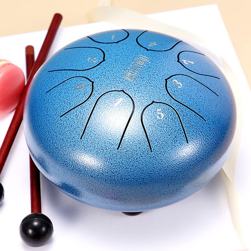 新品上市莲花牌儿童空灵鼓6寸空色鼓幼儿园用【1:1配鼓棒】