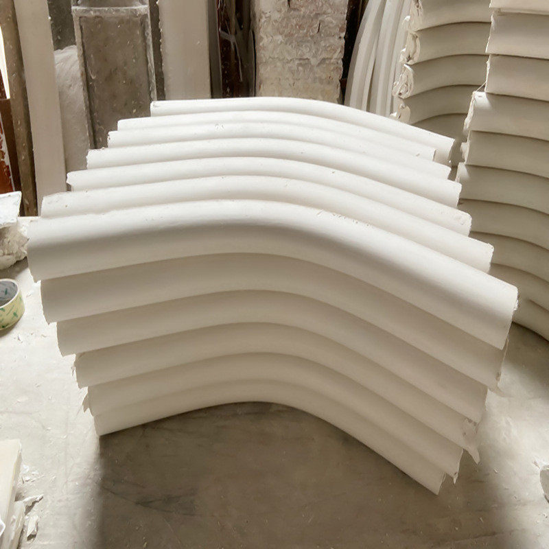 客厅吊顶圆形定制定做内圆外圆弧形石膏线条