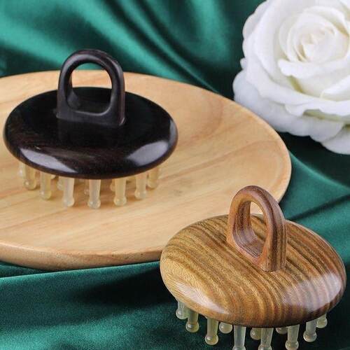 热销厂家直销良工毫无牛角梳按摩头皮家用洗头梳头皮按摩头部经络