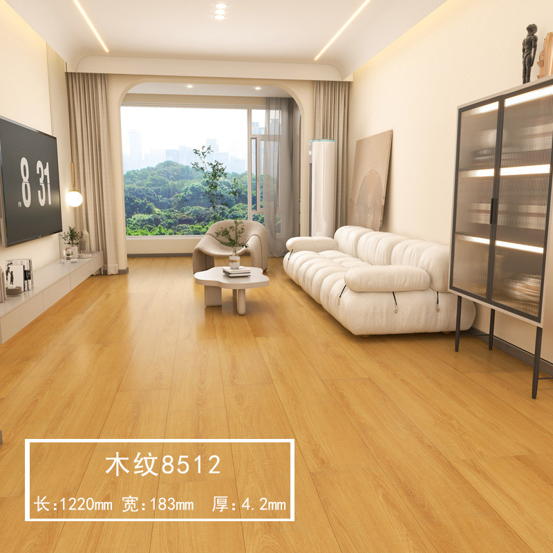 锁扣加厚耐磨防水地板卡扣水泥地直接铺家用地毯spc地板胶垫