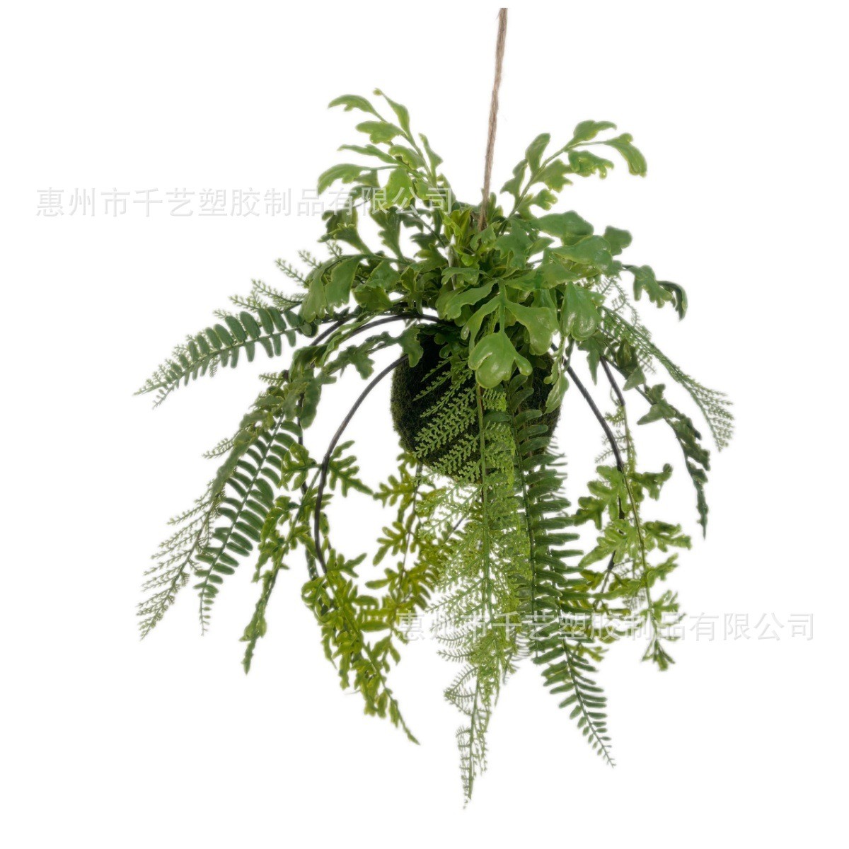 人造绿植假柏叶吊篮假花仿真绿植草草坪客厅装饰造景景观植物