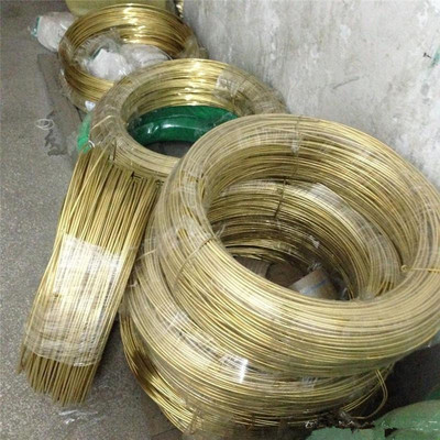 h62-65-70黄铜丝0.1-5mm软态黄铜丝慢走退火装饰高铜黄铜丝