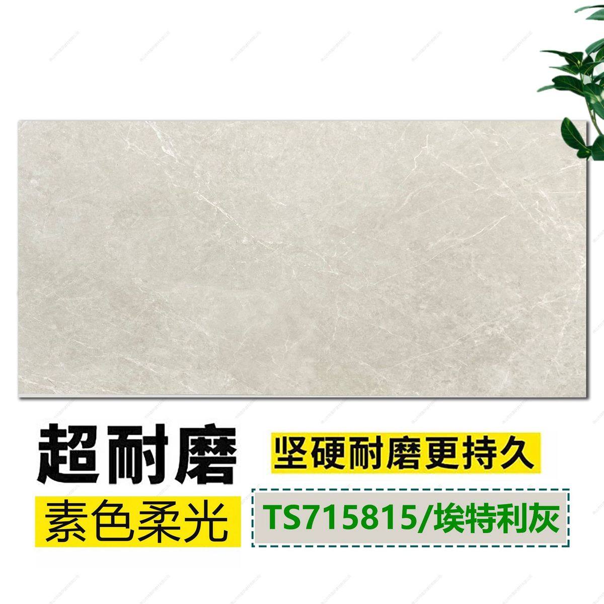 素色微水泥石英砖柔光瓷砖750x1500通体大理石客餐厅地板砖图片