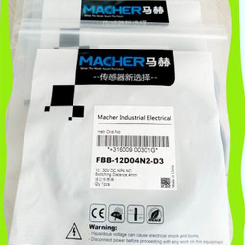 热销厂家供应macher接近开关马赫电感式德国fbb-12d04n2-d3接近开
