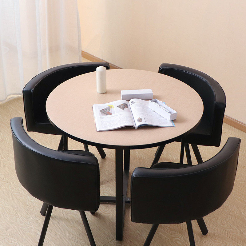 nn0i台布pvc桌垫纯蓝色办公书桌桌布圆形圆桌桌布防水防油免洗防