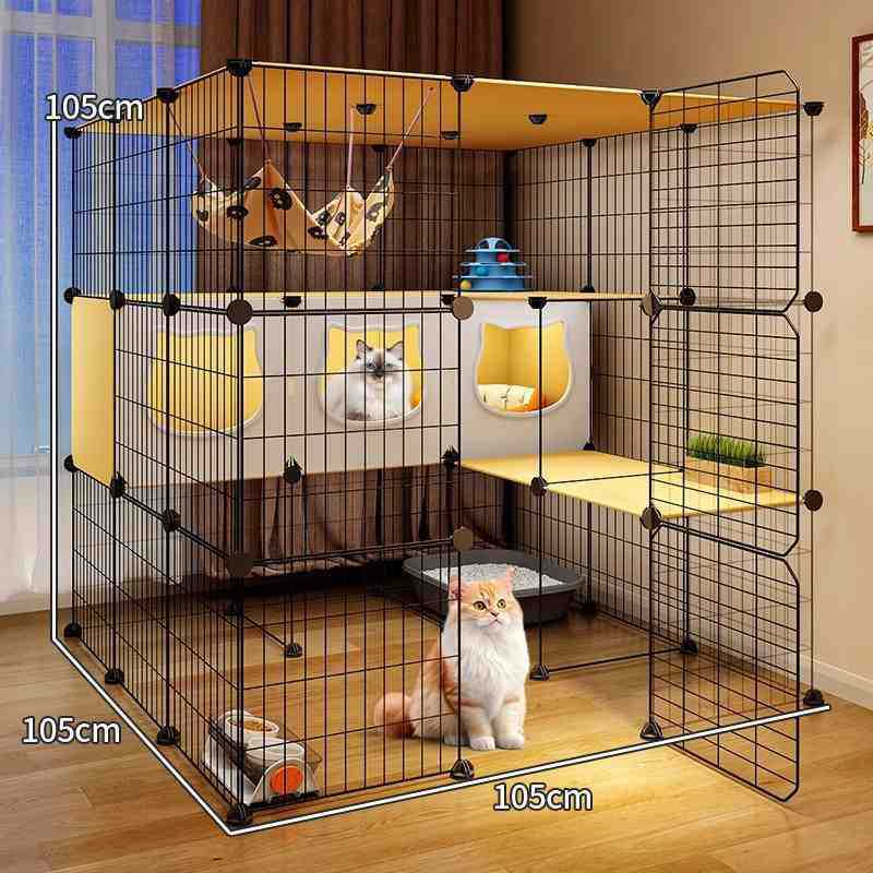 猫笼超大自由空间特大号猫笼一体猫屋家用室内豪华多猫窝猫猫别墅