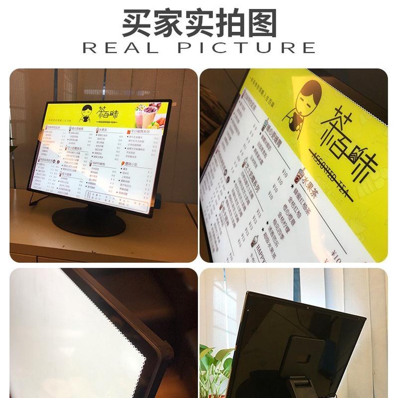 牌点发光菜单展示奶茶店餐牌桌面价目表点单广告牌台式吧台灯箱