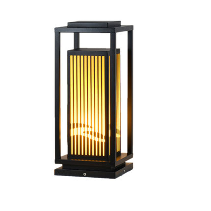 优诺玛不绣钢户外防水防云石柱头灯LED景观灯草坪灯铝制柱头灯