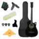 民谣吉他厂家38寸角吉他缺普及木吉他初学者入门练习新手吉他套装