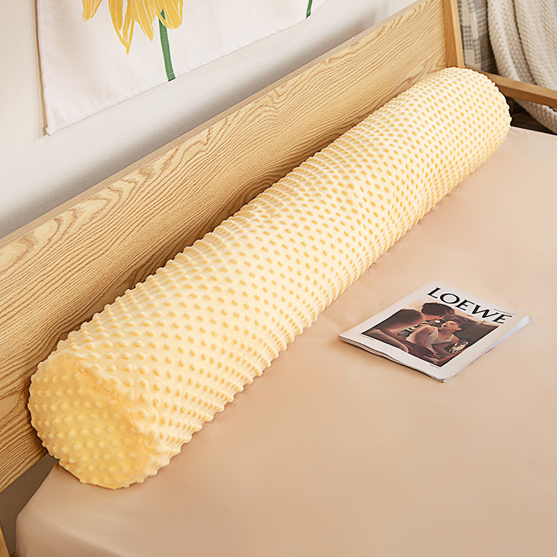 58n豆豆床可拆洗圆柱长条抱枕绒靠枕睡觉夹腿床边缝隙档枕垫脚枕