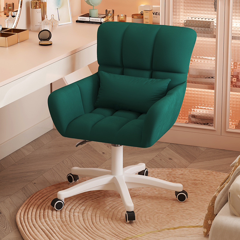 家用舒适休闲椅子卧室大学生化妆椅女生宿舍靠背书桌升降转椅