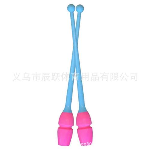 艺术体操拼接双色棒体操棒橡胶艺术体操棒艺术体操五项之一