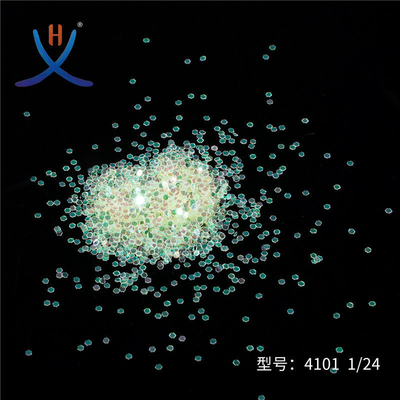 4101色彩斑斓闪光带砖石闪粉流麻的首选亚克力新款美甲亮片