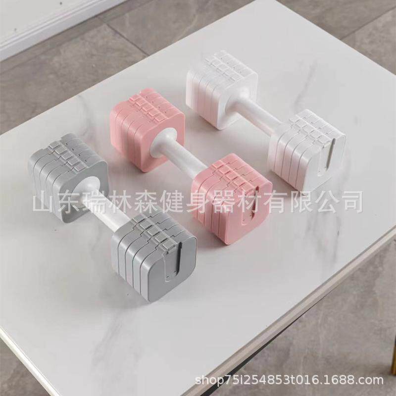 锻炼女士哑铃可拆卸家用哑铃瑜伽家用健身哑铃可调节哑铃