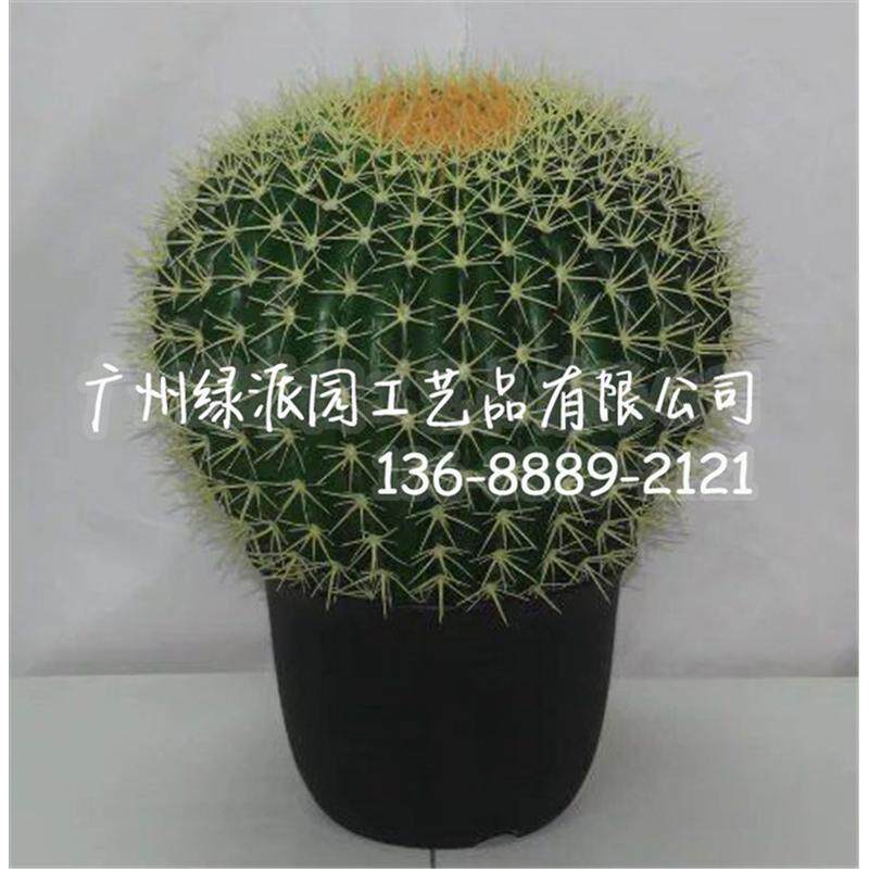 仙人球仙人掌仿真植物办公家居商场造景摆放人造龙凤柱4-65cm