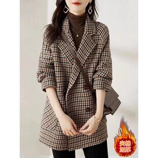 小个子西服中长风衣时尚 西装 年新款 春秋冬季 上衣 短外套女士装