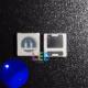 3030蓝色1超亮3v瓦金线双芯片1w460 465nm透明发蓝光led发光灯珠