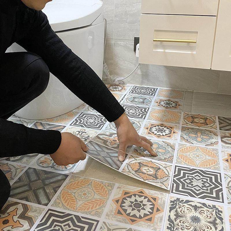 卫生间地板贴浴室防水地贴厨房厕所地砖防滑耐磨水泥地面自粘特奥,家居饰品,软装墙贴,淘宝优惠券,粉丝福利购,淘宝优惠卷