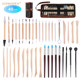 陶艺工具40件套硅胶点钻批发泥塑软陶泥黏土diy雕刻刀陶艺笔