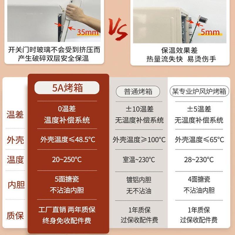 热销ukoeo新款比克t42烤箱2022高家用电烤箱烘焙多功能小型迷你大