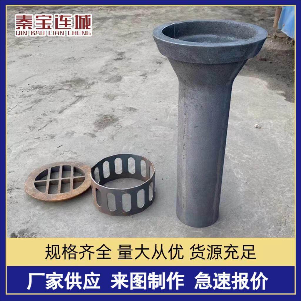 定制桥梁铸铁泄水管市政工程桥面排水配套篦子栅盖圆形方形排水管