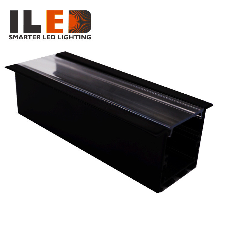 天花套件嵌入式线性灯35*50mm线条灯铝槽加pc灯罩硬灯条外壳墙面