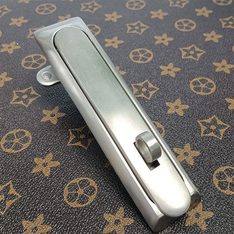 热销ms860长螺杆挂锁把手锁304钢加厚承重密闭锁旋转拉动双向带平