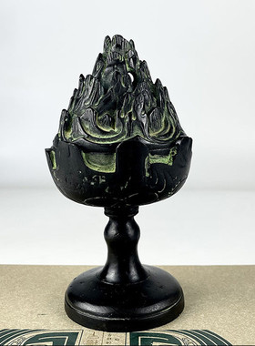 仿古铜青铜器博山炉熏香炉家用茶桌摆件工艺品复刻汉代厂家直销