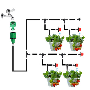 25浇水可调滴头滴灌套装diy25滴头自动浇花器园艺滴灌套装花盆米