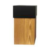 北欧收纳风木质垃圾桶大号家用创意客厅民宿带盖卧室酒店纸篓