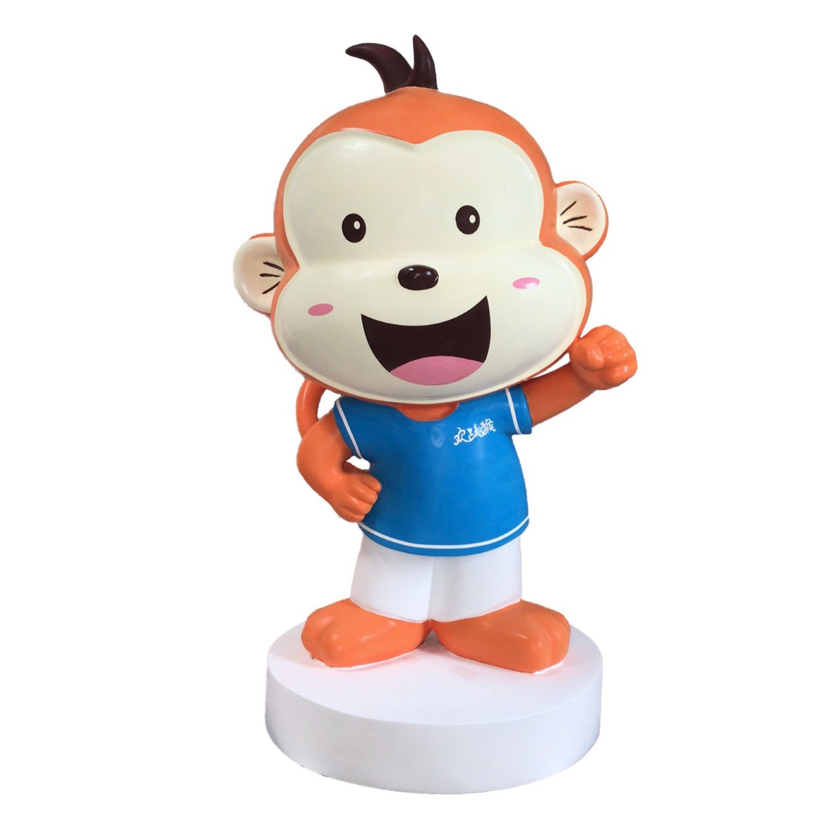 定制售楼部不锈钢雕塑月亮圆环镜面镂空发光水景大型小区户外摆件