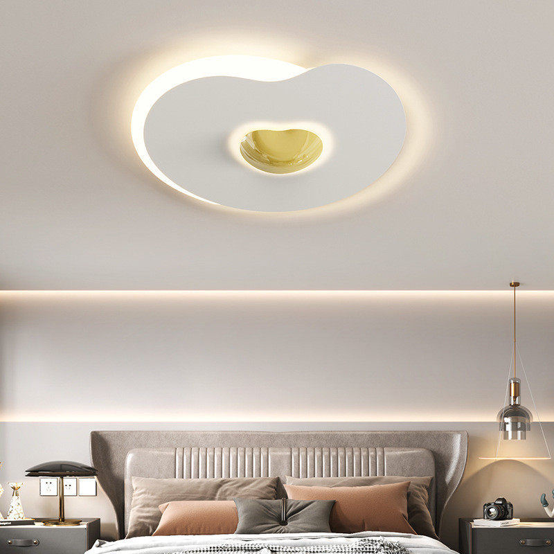 热销卧室灯全光谱吸顶灯奶油风心形现代简约客厅灯艺术护眼房间灯,家装灯饰光源,客厅吸顶灯,淘宝优惠券,粉丝福利购,淘宝优惠卷