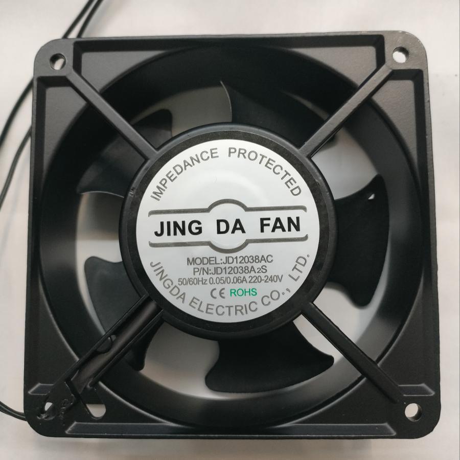 (含油)滚珠轴流风机 京达JINGDAFAN JD12038AC 220V 柜机散热风扇